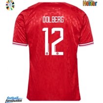 Danmark Kasper Dolberg #12 Hjemmedrakt EM 2024 Kortermet